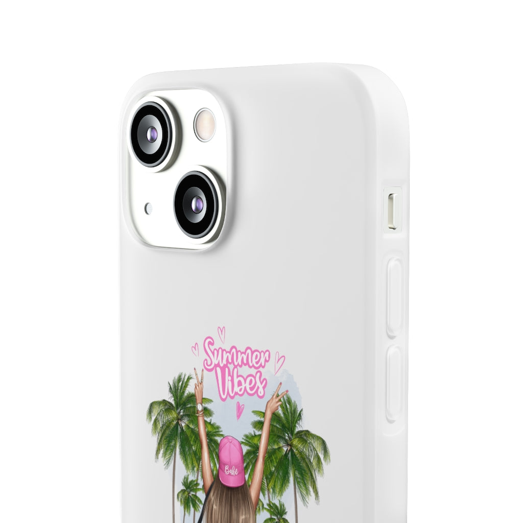 Summer Vibe Blond Hair Flexi Cases