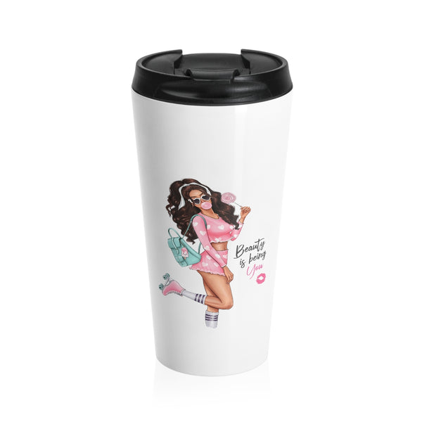 Beauty is Being You Stainless Steel Travel Mug