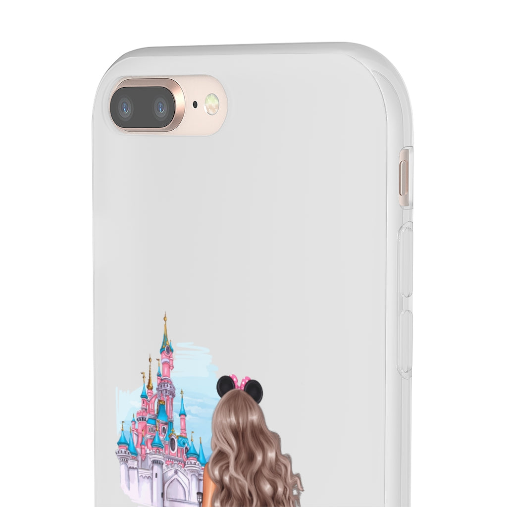 Take me and Let's go Travel Blond Hair Flexi Cases