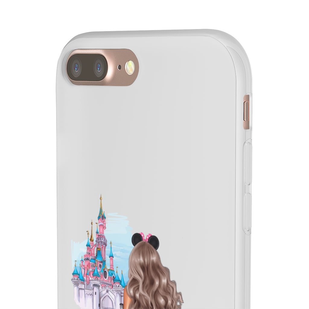 Take me and Let's go Travel Blond Hair Flexi Cases