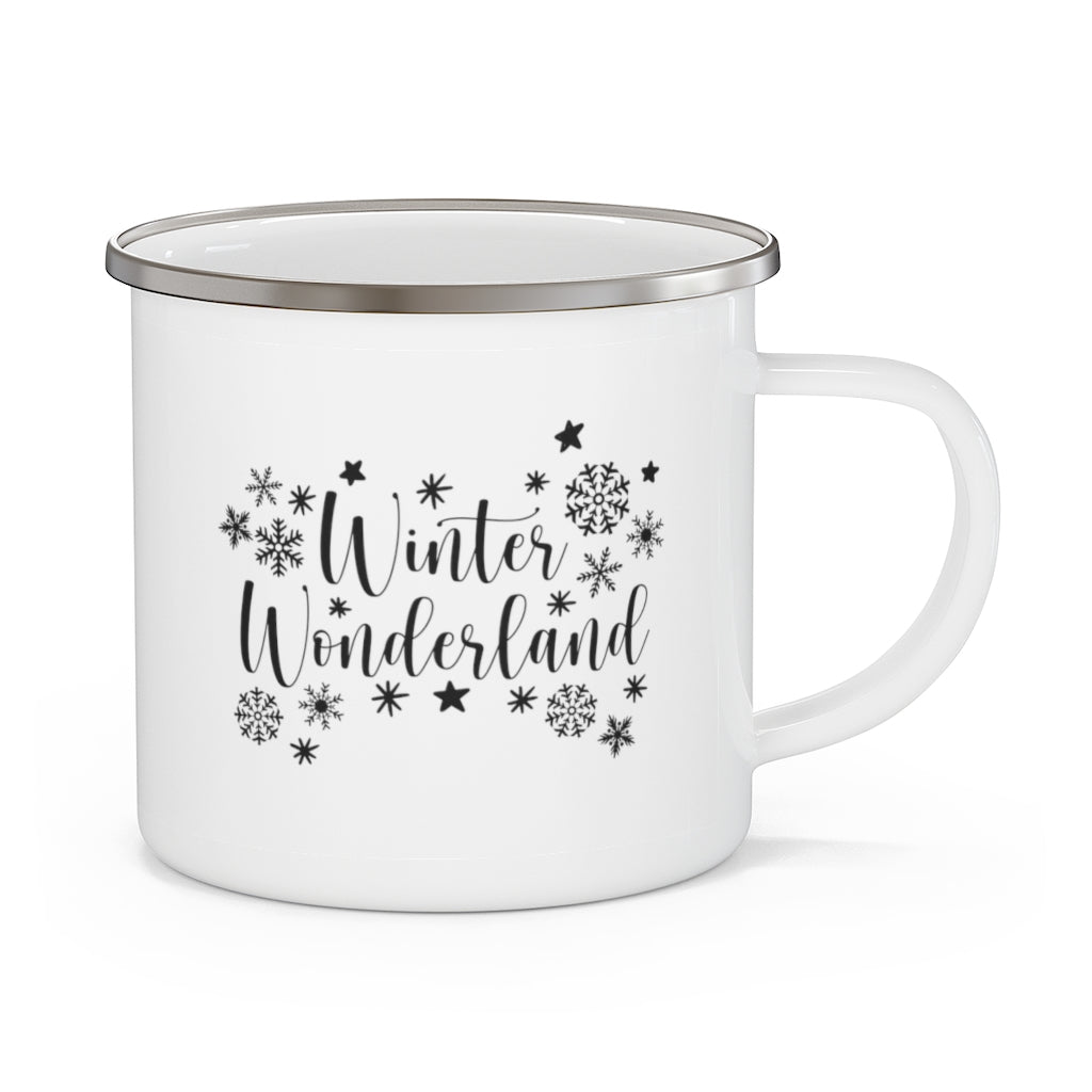 Hot Chocolate Enamel Camping Mug