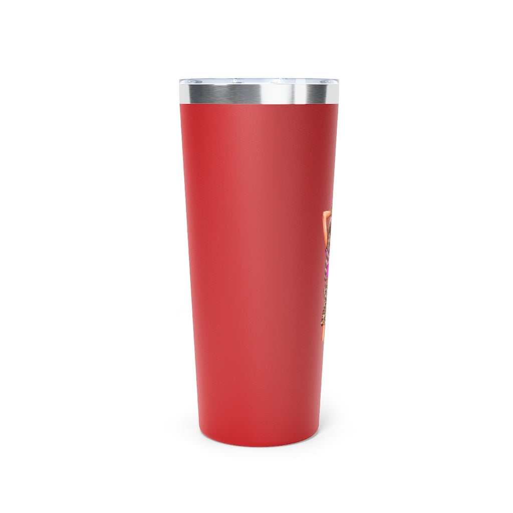 Life is Short Make it Sweet Blond Hair Copper Vacuum Insulated Tumbler, 22oz